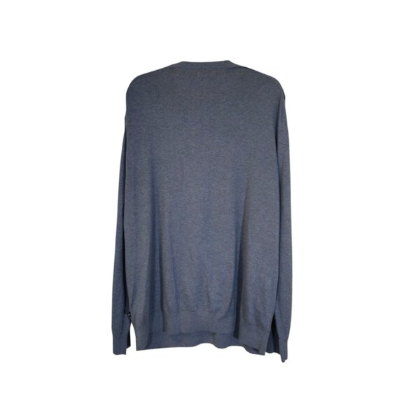 Navtech by Nautica NWT Mens Vneck Sweater Size 3XL Blue Preppy Business Casual - Picture 2 of 8